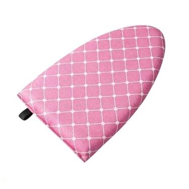 Imagem de Tábua de passar roupa portátil resistente ao calor - Almofada dobrável portátil com luva protetora