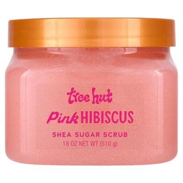 Imagem de Tree Hut Esfoliante Pink Hibiscus Açúcar de karité, 532 ml, Ultra Hidratante e Esfoliante Scrub para Nutrição Essencial de Cuidados Corporais