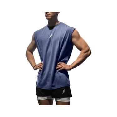 Imagem de Camiseta De Treino Masculina De Verão, Sem Mangas, Respirável, De Seca