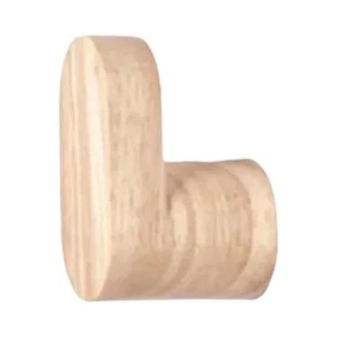 Imagem de Ganchos De Parede De Madeira Natural Para Chaves, Chapéus, Cachecóis E