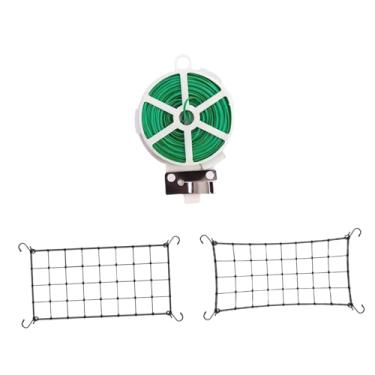 Imagem de Ｂｅｓｇａ Rede de suporte para plantas, ideal para cultivo em estufa, rede flexível para SCROG (Stretch Grid), suporte para horticultura, hidroponia e, S