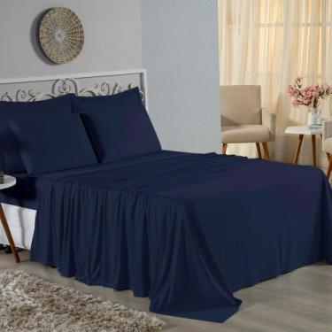 Imagem de Jogo de Cama Solteiro Nobre 3 Peças Lençol com Elástico de 30cm de Alt