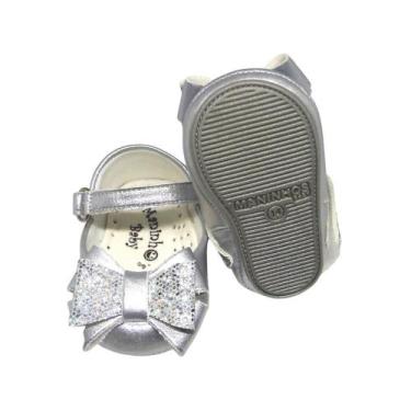 Imagem de Sapato de Bebe Sapatilha Salomé Casual Batizado Infantil Menina RN Man