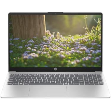 Imagem de HP Laptop HD Micro-Edge IPS portátil de 38 cm, processador Intel N Series de até 3,68 GHz, DDR4 de 4 GB, armazenamento SSD de 128 GB, HDMI, WiFi super rápido de 6ª geração, sistema operacional Windows