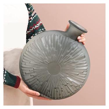 Imagem de KEG801302 Vasos para flores criativo nórdico leve luxuoso vaso de vidro decoração, arranjo de flores para sala de estar, tampo de mesa, vaso de flores aquáticas vaso decorativo para casa (grande)