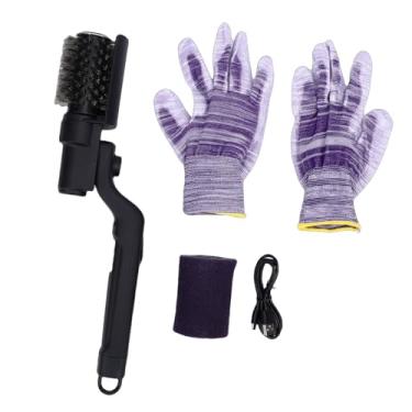 Imagem de Jectse Escova Giratória Elétrica para Grelha, Limpador de Grelha de Aço Inoxidável Recarregável Sem Fio Com Alça Ergonômica Antiderrapante, à Prova D'água para Churrasco Ao Ar Livre e