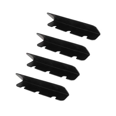 Imagem de Akozon Suporte Inflável do Grampo do Gancho Assento Barco Pvc de 4 Pces para Botes, Jangadas, Iates e Caiaques-acessórios Essenciais Barco a Remo (Preto)