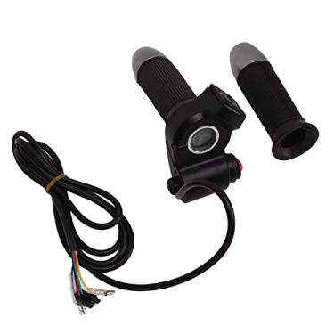 Imagem de Akozon 1 par de Acelerador de Bicicleta Elétrica 48V Com Display de Energia, Controle de Velocidade Universal do Guiador para Scooters, Triciclos e Bicicletas Elétricas Em 5 Cores