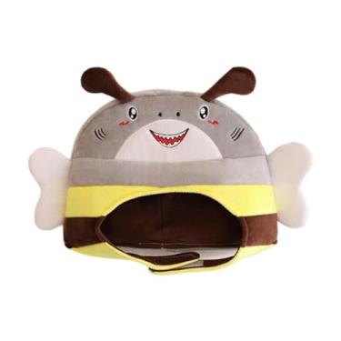 Imagem de MotiveTech Chapéu de Abelha de Pelúcia, Touca de Pelúcia para Brincadeiras de Faz de Conta, Boates e Festas.