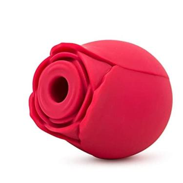 Imagem de Vibrador Silicone vibradoris feminino, Vibrador Flor Rosa Ponta Dupla Função Sugador e Aquecimento vibradoris feminino sexual AZ03B
