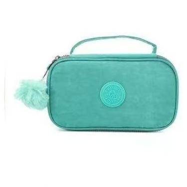 Imagem de Estojo escolar para adolescentes Estojo grande de nylon tático com divisórias(verde)