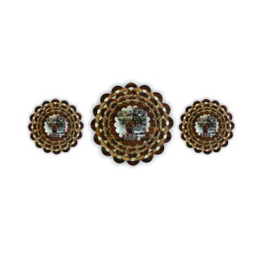 Imagem de Kit 3 Peças Mandala Decorativa Ambiente Sala Quarto