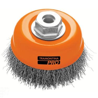 Imagem de Escova Tipo Copo Arame Ondulado 2.1/2'' Tramontina Pro Tramontina