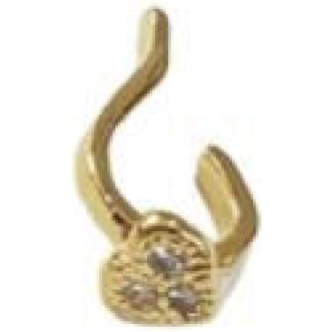 Imagem de Piercing Folheado Com Coração E Zircônia