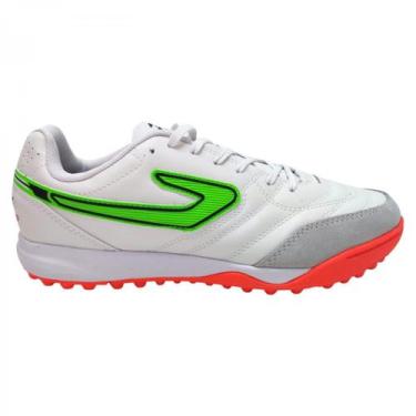 Imagem de Chuteira em Couro Society Masculina Topper TP05290008, Branco, 40