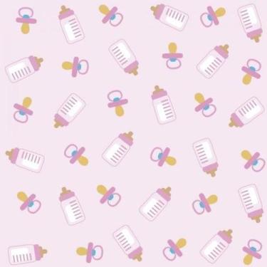 Imagem de Papel De Parede Infantil Mamadeira - Drop de Casa