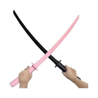 Imagem de Brinquedo De Espada Samurai Katana 3D Retrátil Portátil Com Gravidade,