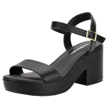 Imagem de Sandália Feminina Salto Grosso Moleca 5549102-Feminino