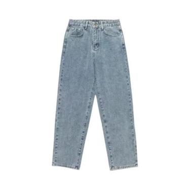 Imagem de Calças Jeans Masculinas Largas E Confortáveis 2023 Moda De Rua Coreana