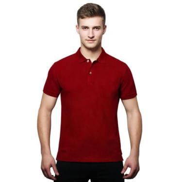 Imagem de Kit Fardamento 2 Camisas Masculina Gola Polo Piquet C/ Bolso cor:Verme