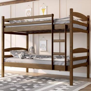 Imagem de Beliche Em Madeira Maciça Resistente Com Grade De Proteção MPO 