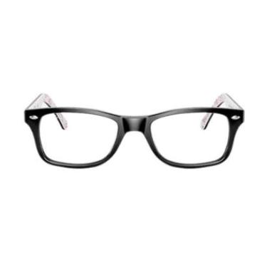 Imagem de Óculos de Grau Preto e Branco Ray-Ban 0RX5228-Unissex
