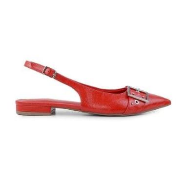Imagem de Sapato Feminino Via Marte Scarlet Vermelho - 144-001-01-Feminino