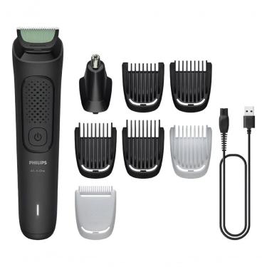 Imagem de Aparador De Pelos Philips Multigroom MG3917-15 Sem Fio Com 8 Acessórios E Autonomia De 60 Minutos Preto Bivolt