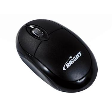 Imagem de Mouse USB Alta Precisão para Uso Diário Bright, Preto
