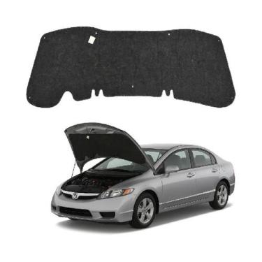 Imagem de Forro de capô Honda Civic 2007 2008 2009 2010 2011 Grud Manta Capu For
