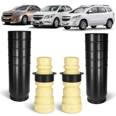 Imagem de Kit Batente PU Traseiro Coifa Chevrolet Onix Cobalt Spin - Borfix