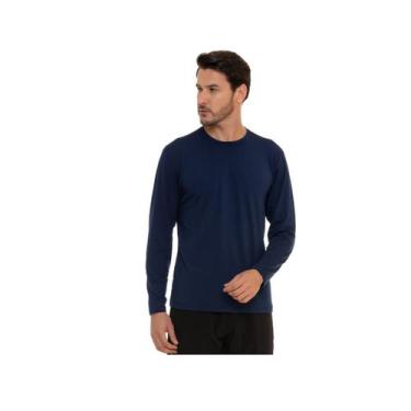 Imagem de Camiseta Térmica Thomas Jr Masculina MT1188 -, Marinho, GG