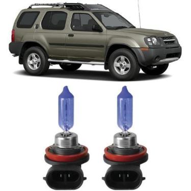 Imagem de Lampadas super branca farol milha nissan x-terra todos h11 - VELOX TIG