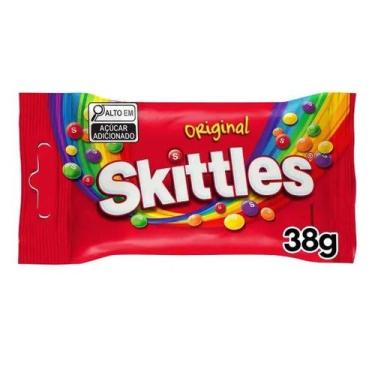 Imagem de Bala Mastigável Skittles Original Sabor Frutas 38g