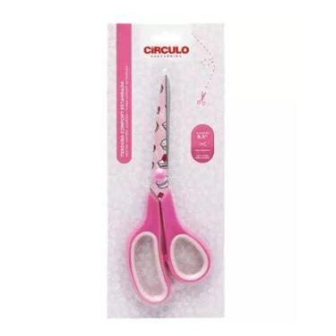 Imagem de Tesoura Comfort Estampada 8,5 Pol. (21,5 cm) - Ref. 449890 - Círculo