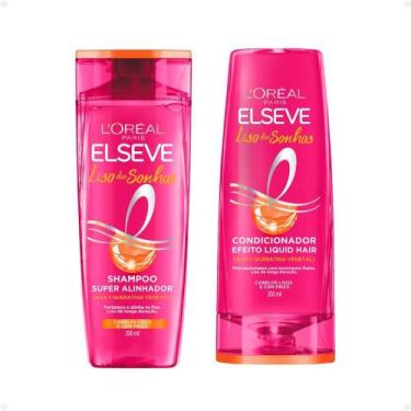 Imagem de Kit Elseve Liso Dos Sonhos: Shampoo e Condicionador 200ml