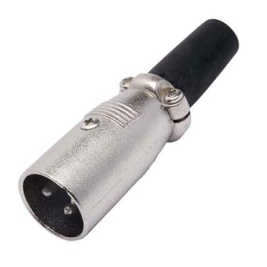Imagem de Conector cannon de microfone macho com prensa - pc / 5 - NWT