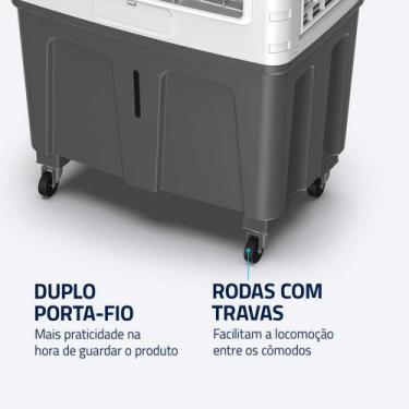 Imagem de Climatizador Wind Pro, Mondial, Branco/Cinza, 260W, 127V - CL-65L, Uni