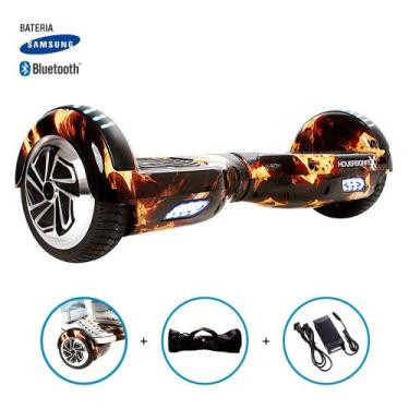 Imagem de Hoverboard 6,5" Las Vegas Fire HoverboardX Bateria Samsung e Bluetooth
