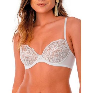 Imagem de Sutiã com Aro e Bojo Desejo Demillus 67854, Branco, 44