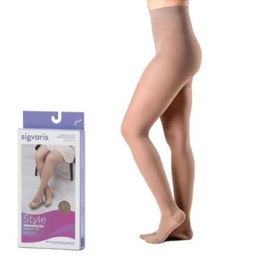Imagem de Meia Calça Sigvaris Audace 15-20 mmhg 120b Ponteira Fechada, E, Preto