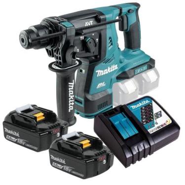 Imagem de Martelete Rompedor Sds 36v 2 Baterias 5ah Makita Dhr280z + Carregador 