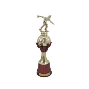 Imagem de Troféu Bocha Bola de Massa Premiação Irmossi Tam. 34cm Ref. P3139, Dou