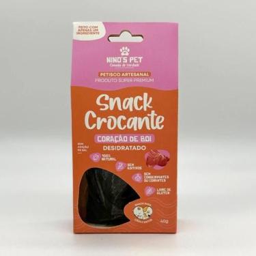 Imagem de Snack Crocante Coração Bonivo Petisco Natural para cães e gatos - 40g 