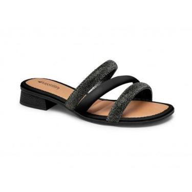 Imagem de Tamanco Mississipi Enfeite Pewter, Preto, Brilhoso, 38