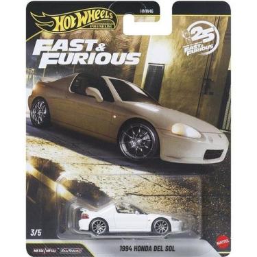 Imagem de Carro HOT Wheels Premium Velozes e Furiosos 1994 Honda DEL SOL Mattel 