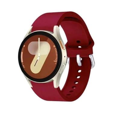 Imagem de Pulseira De Silicone Para Samsung Galaxy Watch 40mm 44mm 45mm Sem Espa