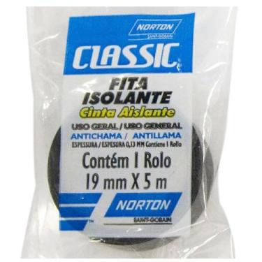 Imagem de Fita Isolante Norton Classic 19mm x 5m Importada - Embalagem com 24 Un