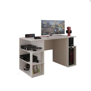 Imagem de Mesa Gamer Escrivaninha para Computador Com Espaço Gabinete Casa Mobíl