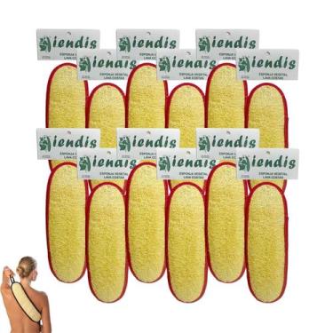 Imagem de Esponja Vegetal Higiene Cuidado Pessoal Pacote Com 12 Unidades - IENDI